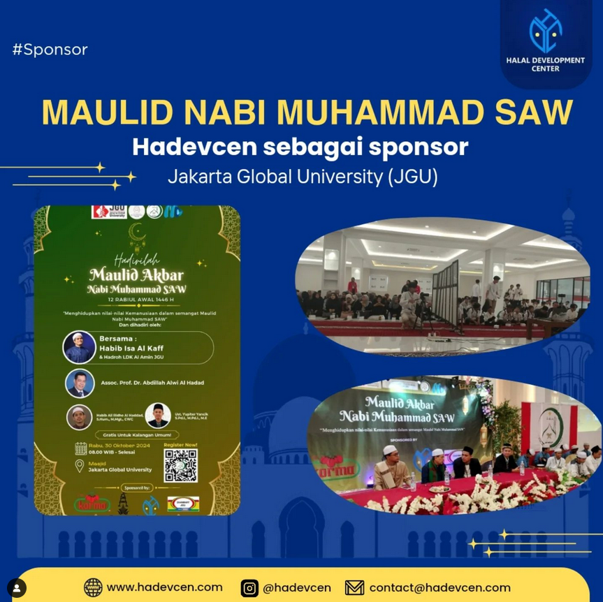 HADEVCEN Sponsori Maulid Akbar di Jakarta Global University